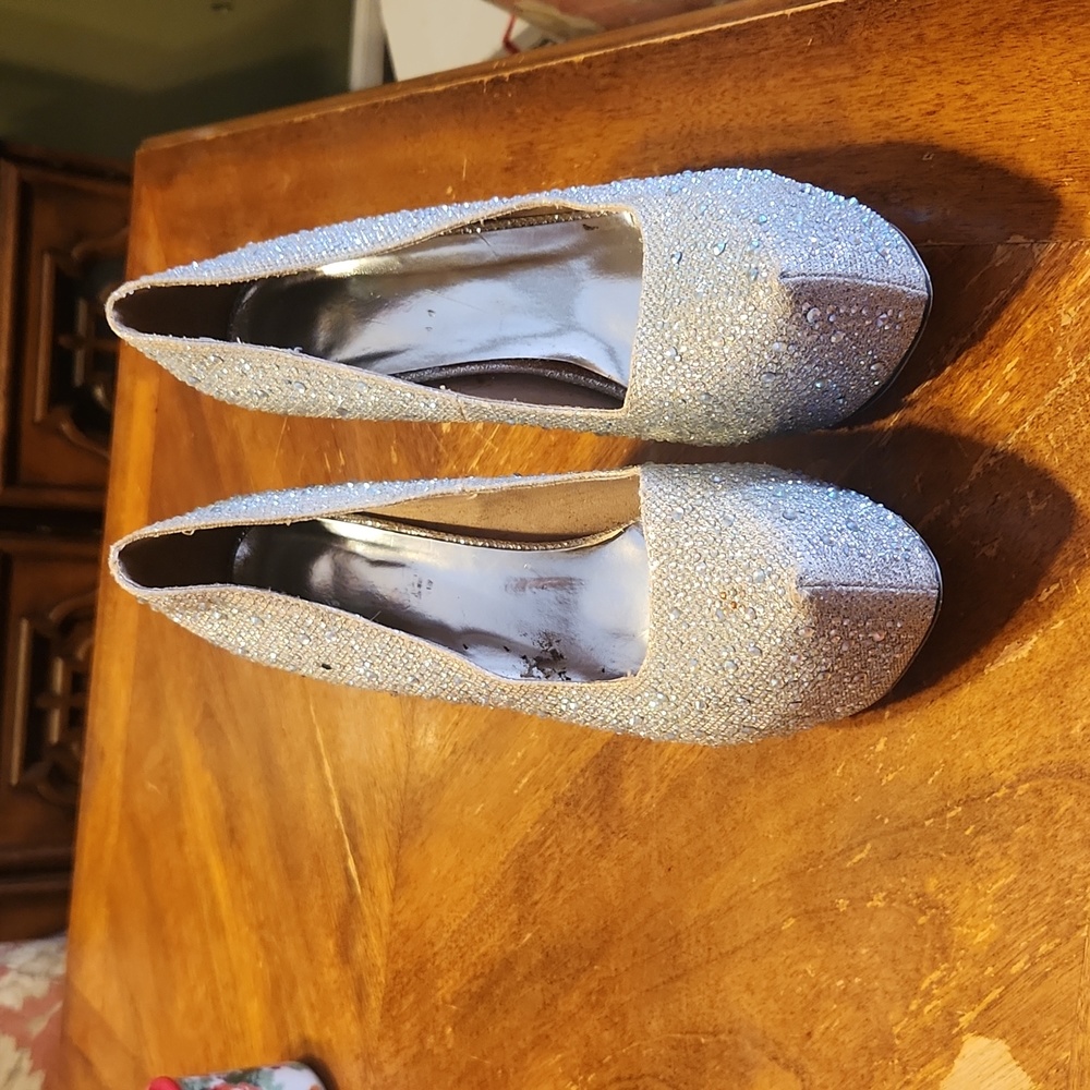 Sliver High heels